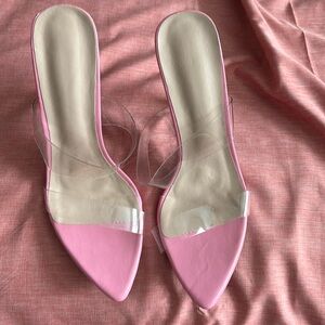 Pink heels
